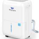 Energy Star Certified 52 Pint Dehumidifier for Home and Basement, Portable Dehumidifier with Drain Hose and 1.59 Gal Water Tank, Quiet Dehumidifiers for Bedroom, Living Room, Garage.