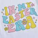 Toddler Boys Girls Easter T-Shirt Short Sleeve Bunny Outfits Kids Funny Rabbit Letters Graphic Cotton Tee Top