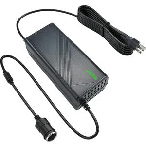 AC to DC Converter 12V 20A 240W, 110V-240V to 12V Car Cigarette Lighter Adapter to Wall Plug, Heavy Duty AC DC Power Adapter for Car Refrigerator, Inflator,Rice Cooker, Water Kettle, Vacuum Cleaner