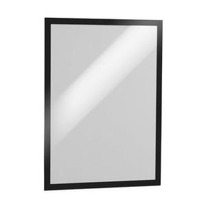 Durable Duraframe Sign Holder - Tabloid - Size 11" x 17" Inch - Black Magnetic Frame - Pack of 2