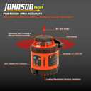 Johnson Level & Tool 40-6517 Self-Leveling Rotary Laser System, 29 x 7", Red, 1 Kit