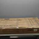 VIVOHOME 3 Layers 16''W x 16''D x 33''H Glass Display Cabinet Showcase Countertop with Lock, 4mm Tempered Glass 25mm MDF Base