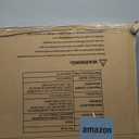 Fairy Baby 71.7"-81.1" Extra Wide Baby Gate with Door, Long Dog Gate for The House Doorway Stairs, Pressure Mounted Safety Gate for Child Kid, Auto Close Metal Pet Barrier with Arch Design, White