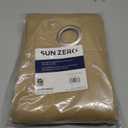 Sun Zero Easton Blackout Energy Efficient Grommet Curtain Panel, 40" x 95", Taupe( Pack of 1)