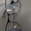 Blue Light Blocking Glasses Metal Frame Non Prescription Eyeglasses (Black)
