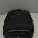 EMPSIGN Underseat Carry On Wheeled - 16" Carry on Bag with Wheels Multi-functional Lightweight Rolling Bag Overnight Weekender Small Suitcase for Women Men Travel Business, Black