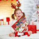 2025 Christmas Advent Calendar, 24 Days Countdown Calendar Jumbo Slow Rising & Mochi Squishy Toys Soft Cute Stress Relief Toys for Kids Girls Boys Teens Rewards Christmas Party Favor Gifts