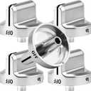 5 x AMI PARTS 5304502763 Stove Knobs Replacement for Frigidaire Gas Range Stove Control knobs PD00043517 knobs Electric Universal Stove Parts 4279473 AP5984069 PS11724147