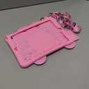 for iPad 6th/5th Generation Case, Air 1st/Air 2nd, for iPad Pro 9.7 Inch Case - for Girls Cute Girly Kawaii 3D Cartoon Design with Rotating Stand Handle & Shoulder Strap Silicone Cover