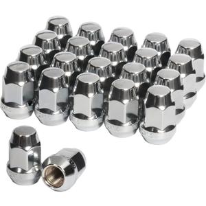 M12X1.5 Lug Nuts - 20pcs Wheel Nut Set Compatible with Buick, Dodge, Chrysler, Ford, GMC, Cadillac, Chevrolet/Chevy, Lincoln, Toyota, Hyundai, Pontiac