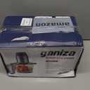 GANIZA Food Processors, Electric Food Chopper with Meat Grinder & Vegetable Chopper - 2 Bowls (8 Cup+8 Cup) with Powerful 450W Copper Motor - Includes 2 Sets of Bi-Level Blades (Grey)