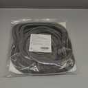 Self-Adhesive Weather Stripping Seal for Doors & Windows  Soundproof Insulation Gap Filler for Sliding, Exterior, Front, and Jamb Frames  0.6" x 0.35" x 33 ft, Gray