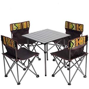 HUAWELL Lightweight Camping Chair 5-Pack Folding Portable Seat Stool with Shoulder Strap, Perfect for Outdoor Traveling Camping Picnic Fishing (Upgrade 5 Sets)