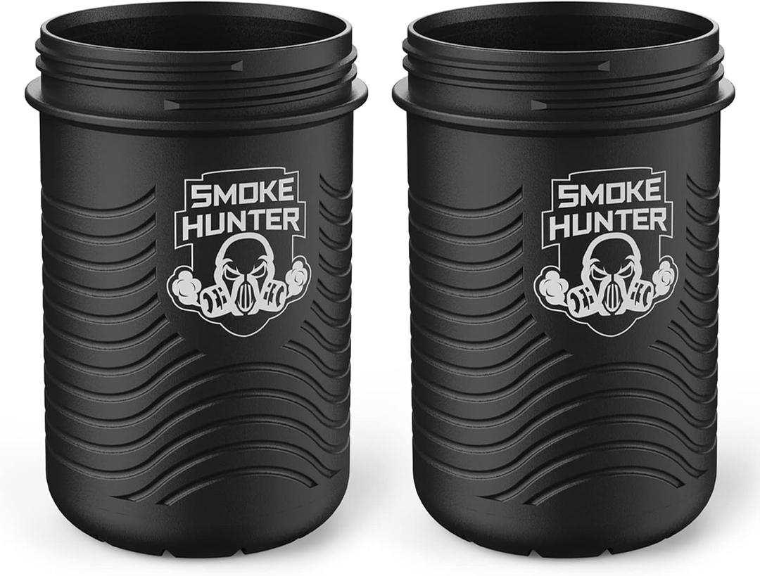 Smoke Hunter 1.0 Personal Air Filter Special Replaceable Filter Element 2 Packs (Carbon Black)
