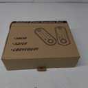 BEBASIA Smart Door Lock with Front Door Handle Set, Heavy Duty Fingerprint Handleset, Keyless Entry Smart Deadbolt for Front Door, Bluetooth Keypad Digital Lock Black