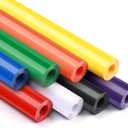 HTVRONT Permanent Vinyl Bundle, 8 Colors 12" x 5ft Permanent Adhesive Vinyl Rolls Compatible with Cricut Cutting Machine, Silhouette, Cameo Cutters, Signs, Scrapbooking, Craft, Die Cutters (Multicolor)