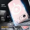 Miracase for iPhone 17e Case & iPhone 16e Case, Full-Body Phone with Built-in Glass Screen Protector, [Magnetic with MagSafe] Military Drop Proof 17 E/ 16 E Cover Bumper 6.1 inch, Clear