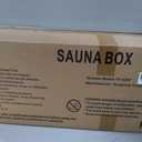 FREEYARE Sauna Box, Portable Sauna for Home, Personal Steam Sauna Tent with 1200W 3L Steamer Heater, 15 Levels, Remote Control, Foldable Chair, Cozy Size 36 * 36 * 71 inch-Orange