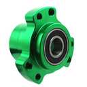 DJ-Motor Green 5/8" Bearing Lightened Billet Front Wheel Hub Come with Dual Sealed for Mini Bike Drift Trike Go Kart