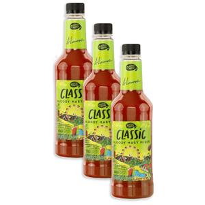 Master of Mixes Classic Bloody Mary Drink Mix, Ready To Use, 1 Liter Bottle (33.8 Fl Oz), Pack of 4