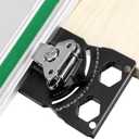 Track Saw Square, With 19 Adjustable Angles from -45 to 45 & 90 Right Angle for Miters and Crosscuts, Upgraded Compatible With Most Track Saw For Woodworking And DIY