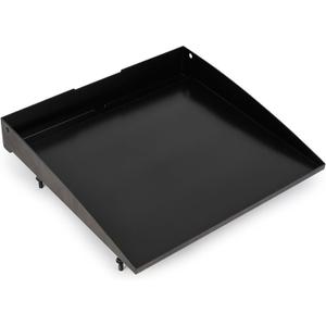 Stanbroil 17 Inch Flat Top Griddle Replacement Top for Blackstone 17" Tabletop Griddle Station, Ceramic Coated Steel Griddle Top Replacement with Rear Grease System, Black