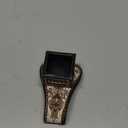 Leather Magnetic Chalk Holder,Portable Pool Cue Chalk Holder with Fixed Clip,Silent Chalk Holder Pool Billiards,Pool Cue Chalk Case for Square Pool Billiards Pool Table Accessories (Brown)