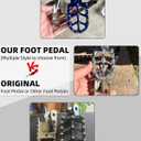 JFG RACING Dirt Bike Foot Pegs,7075 Aluminum CNC Pedals Rests for Surron Light Bee X and S/E Ride Pro S SS SR/CRF150F CRF230F 03-19/CRF250F 19-24/XR150L 15-24/KDX200 83-94-Silver