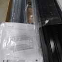 Rolanstar Metal Bunk Bed Full Over Full with USB Charging Station, LED Bunk Bed with 2 Storage Drawers, Bed with Safety Guardrail & Ladders, No Box Spring Needed, Easy Assembly, Black