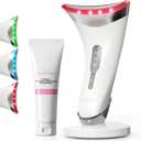 Red Light Therapy for Face and Neck, Renewal Face Lift Device with Vibration Tech, 3 in 1 Face Massager Tool with Thermals, True Beauty Glow Facial Sculptor for Wrinkles, Double Chin