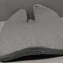 C CUSHION LAB Patented Pressure Relief Seat Cushion for Long Sitting Hours on Office/Home Chair, Car, Wheelchair - Extra-Dense Memory Foam for Hip, Tailbone, Coccyx, Sciatica - Light Grey