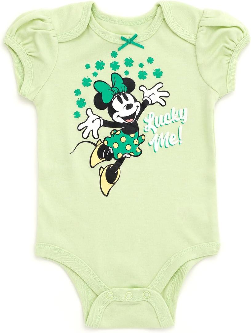 Disney Mickey Mouse Minnie Holiday Baby Girls Boys Bodysuit Newborn to Infant Sizes (Newborn - 24 Months)