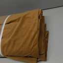Joydeco Camel Brown Velvet Curtains 84 inch Length 2 Panels, Luxury Blackout Rod Pocket Thermal Insulated Window Curtains, Super Soft Room Darkening Drapes for Living Room Bedroom,W52 x L84 inches