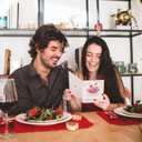 2 x Romantic Valentines Day Cards Gifts for Him Her, Sweet Valentines Day Card Gift for Husband Wife Boyfriend Girlfriend, Thank You for Being Mine. (V2525)