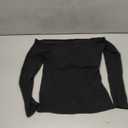 Trendy Queen Womens Long Sleeve Off The Shoulder Tops Going Out Cute Basic Y2K Fall Fashion 2026 Outfits Clothes, Large