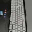 Orzly White Gaming Keyboard RGB USB Wired Rainbow Keyboard Designed for PC Gamers, PS4, PS5, Laptop, Xbox, Nintendo Switch, RX-250 Hornet Edition