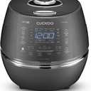 CUCKOO High Pressure Induction Rice Cooker, 12-Cup Cooked, CRP-DHSR0609FD