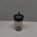 Owala Kids BPA-Free Plastic Tumbler with Spill Resistant Flexible Straw, Easy to Clean, Kids Water Bottle, Great for Travel, Dishwasher Safe, 15 Oz, Black and Gray (Skate Park)