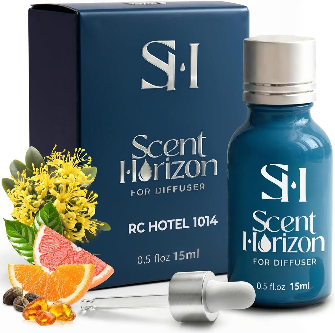 Inspired by Ritz C Hotel No.1014 Hotel Diffuser Oil Refill, 0.5 Fl oz | 15ml, Luxury Home Scent Fragrance Oil for Diffuser Ultrasonic and Waterless Diffuser Oil and Crafting, Long-Lasting Aroma