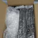 MIAOLI Over the Door Organizer, Black 6-Tier Pantry Door Organizer with Adjustable Basket, Hanging Spice Rack Cabinet Door Shelves, Laundry Room Organization and Storage