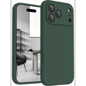 FireNova Magnetic for iPhone 17 Pro Case, Compatible with MagSafe, [Integrated Silicone Camera Control Button] [Camera Protection] Anti-Scratch Microfiber Lining Phone Case, 6.3", Alpine Green