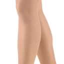 Truform Sheer Compression Stockings, 15-20 mmHg, Women's Thigh High Length, 20 Denier, Nude, Large (Large (1 Pair))
