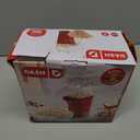 DASH Fresh Pop Popcorn Maker - Oil-Free, Air Popcorn Popper - With Measuring Cup & Recipe Guide - Perfect for Movie Nights - 16 Cups, Red