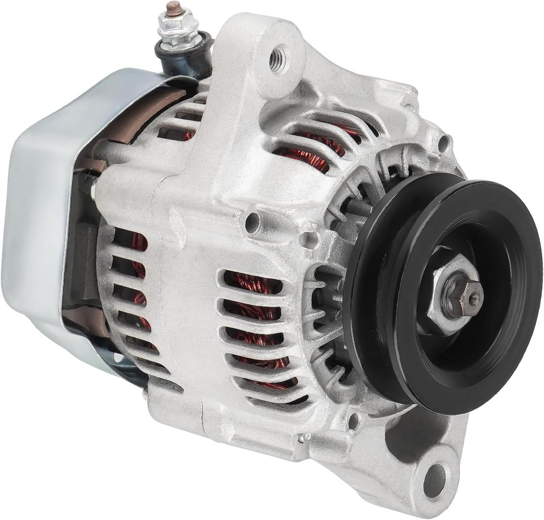 Alternator Replacement Compatible With Kubota Engines L2800 L3130 L3400 L3430 L3940 L4300 M4700 M4800 M4900 MX5000F 2.8L Replace 400-52172 101211-1180 3A011-74010 AND0214 9761219-118