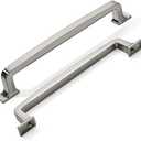 kHTumeWare 20-Pack 6.25 Inch Cabinet Handles - Brushed Satin Nickel Pulls and Drawer Handles for Cabinets and Cupboards