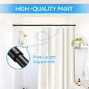 2 Pack Spring Tension Rods 17-38 Inches, 5/8 Inch Diameter Black No Drill Spring Loaded Adjustable Extendable, Small Short Tension Curtain Rod for Windows Kitchen Doorway Closet Cupboard