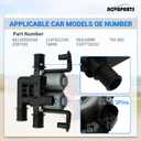 NOVAPARTS 64116910544 Heater Control Valve for 2004-2018 BMW E53 E70 F15 X5 2008-2019 BMW E71 F16 X6 1147412166 EHV102 701-005 Water Control Valve