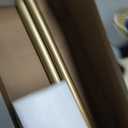 KAMANINA 1 Inch Double Curtain Rods 36 to 72 Inch, Gold Dual Curtain Rod