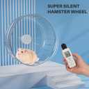 BUCATSTATE Hamster Wheel Silent, 5.5in Exercise Running Whees Quiet Spinner Mouse Wheels for Gerbil Dwarf Syrian Hamster Rat Mice
