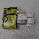 3M 10118NA #0 Synthetic Steel Wool with Extra Long Ball Head Pins (44mm) with Maxxima Mini Green Always On LED Night Light - Ideal Plug-in Lighting for Bedrooms, Bathrooms, Kitchens, Kids' Nursery, Hallways, Stairs or Any Dark Room or Space at Home 